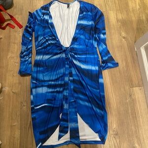 Deep plung dress